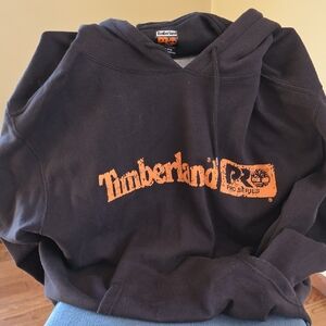 Timberland PRO Series Black and Orange Hoodie